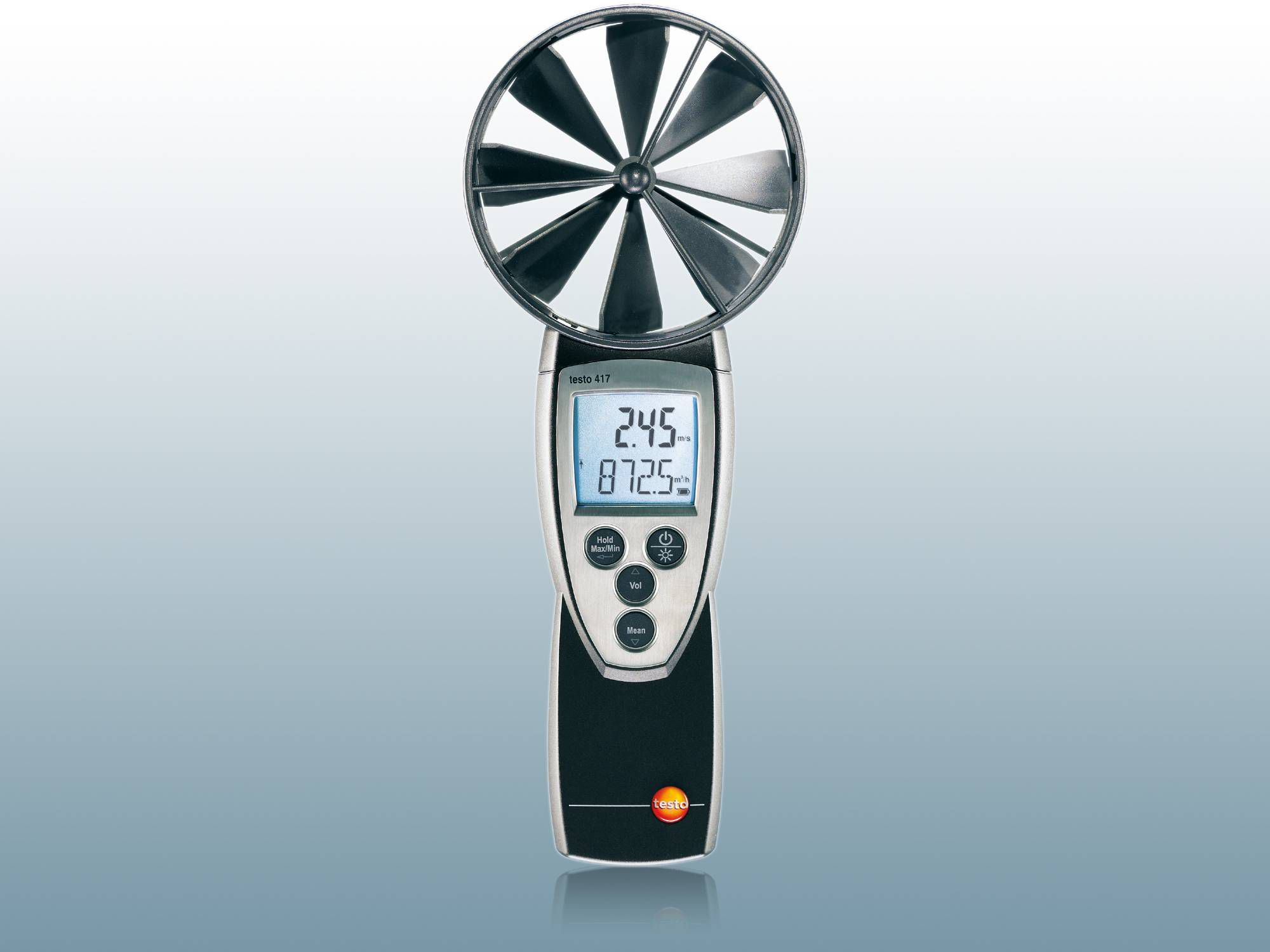 精密型大葉輪風速儀testo 417